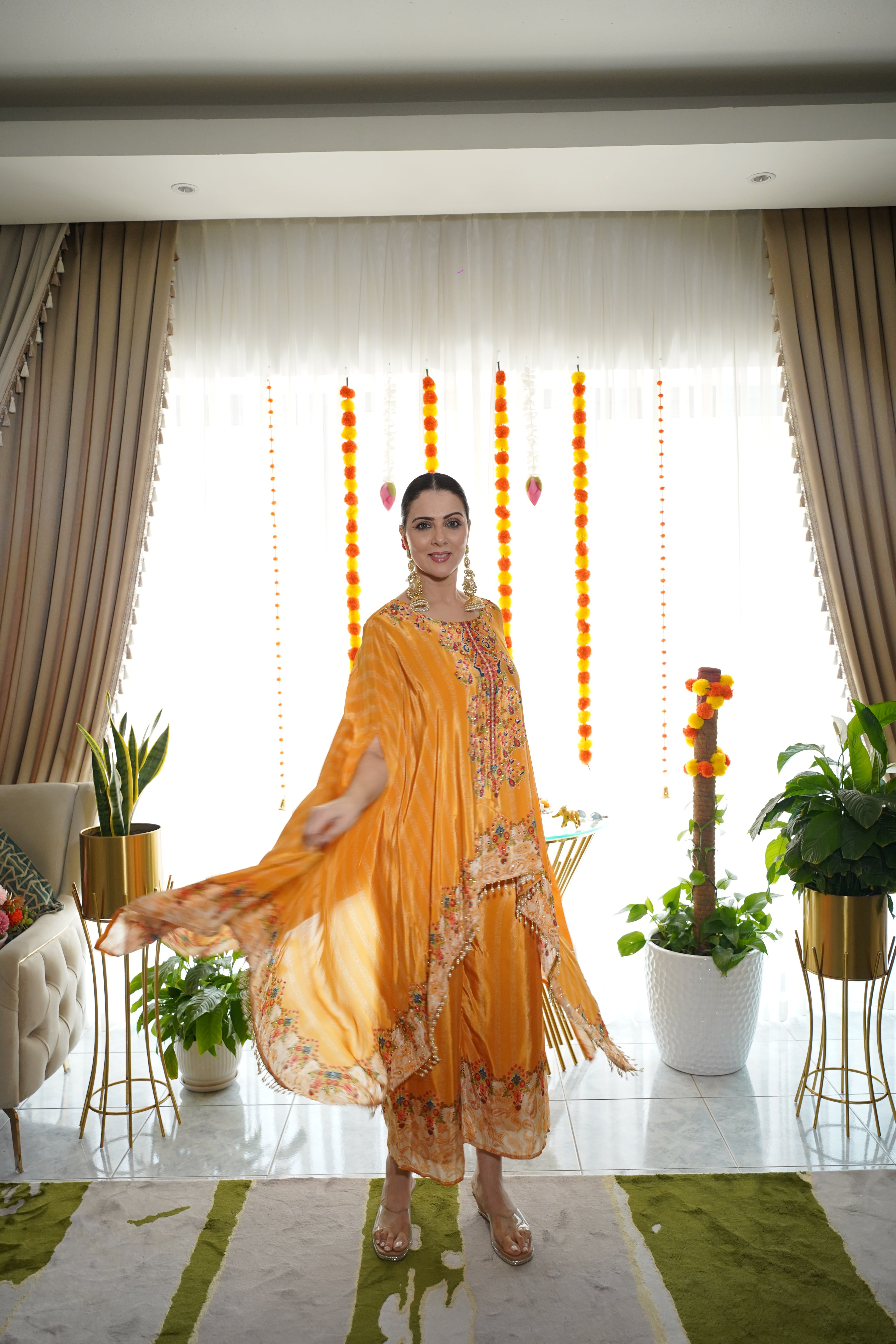 Pure Crepe Hand-Embellished Co-Ord Set