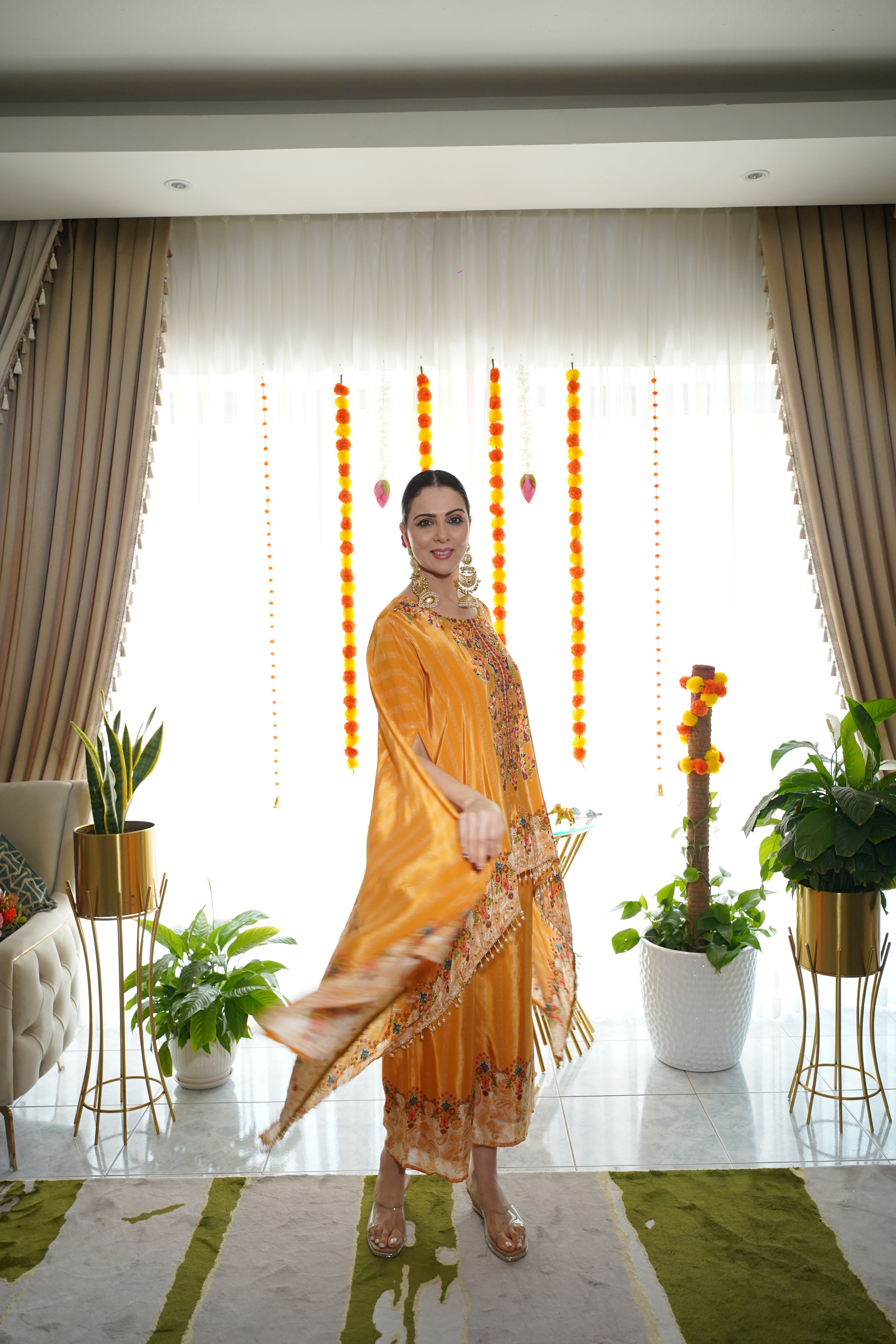 Pure Crepe Hand-Embellished Co-Ord Set