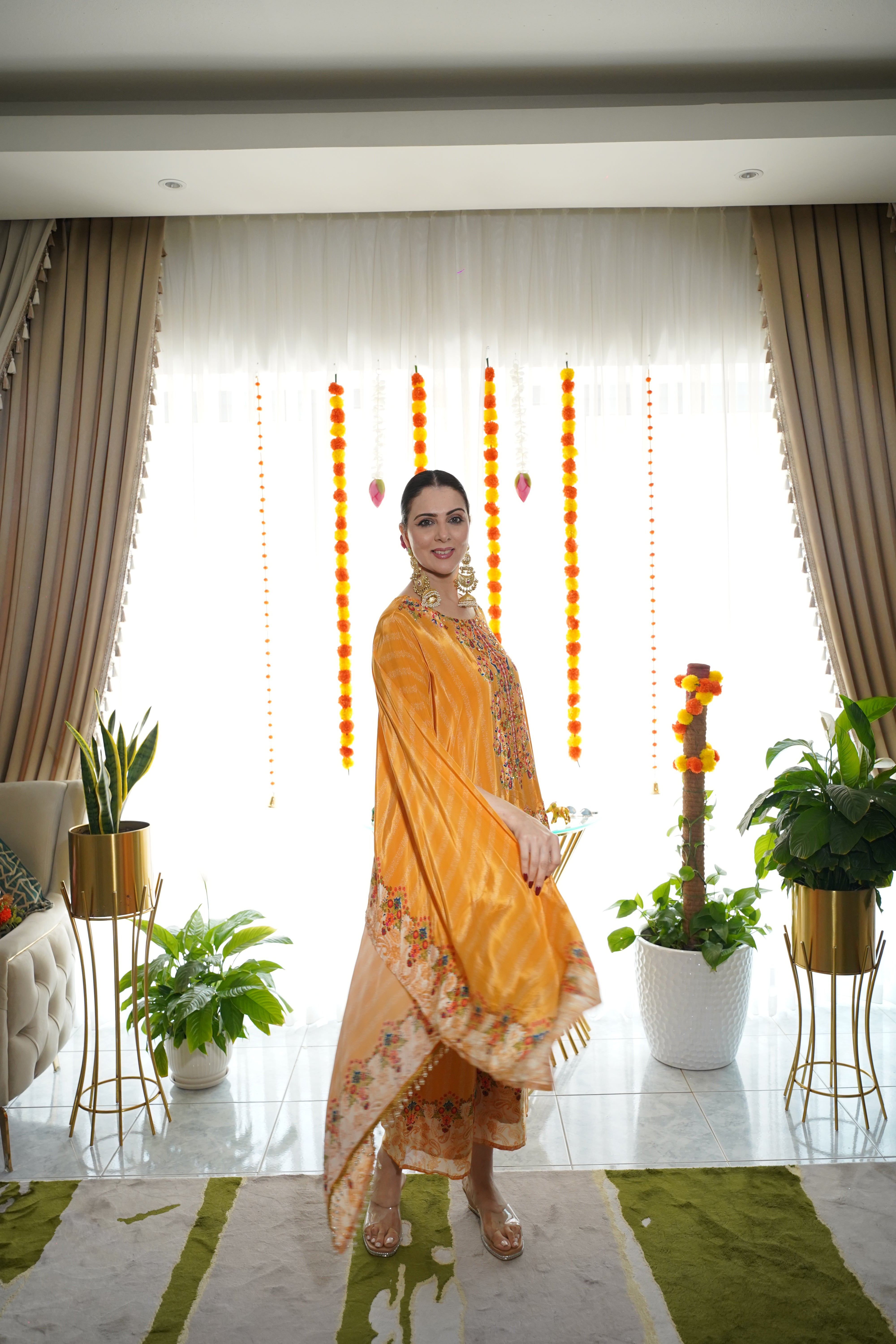 Pure Crepe Hand-Embellished Co-Ord Set