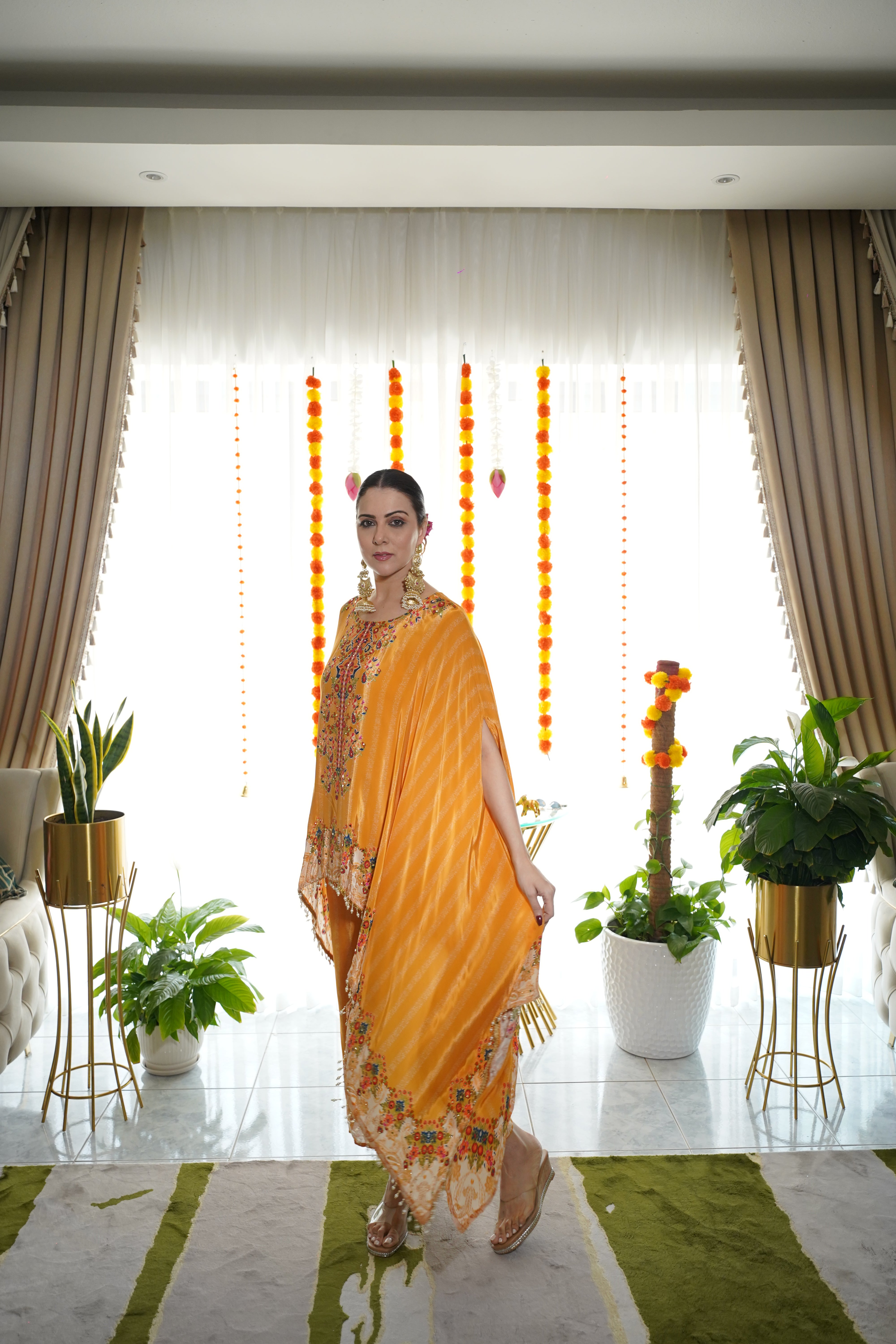 Pure Crepe Hand-Embellished Co-Ord Set