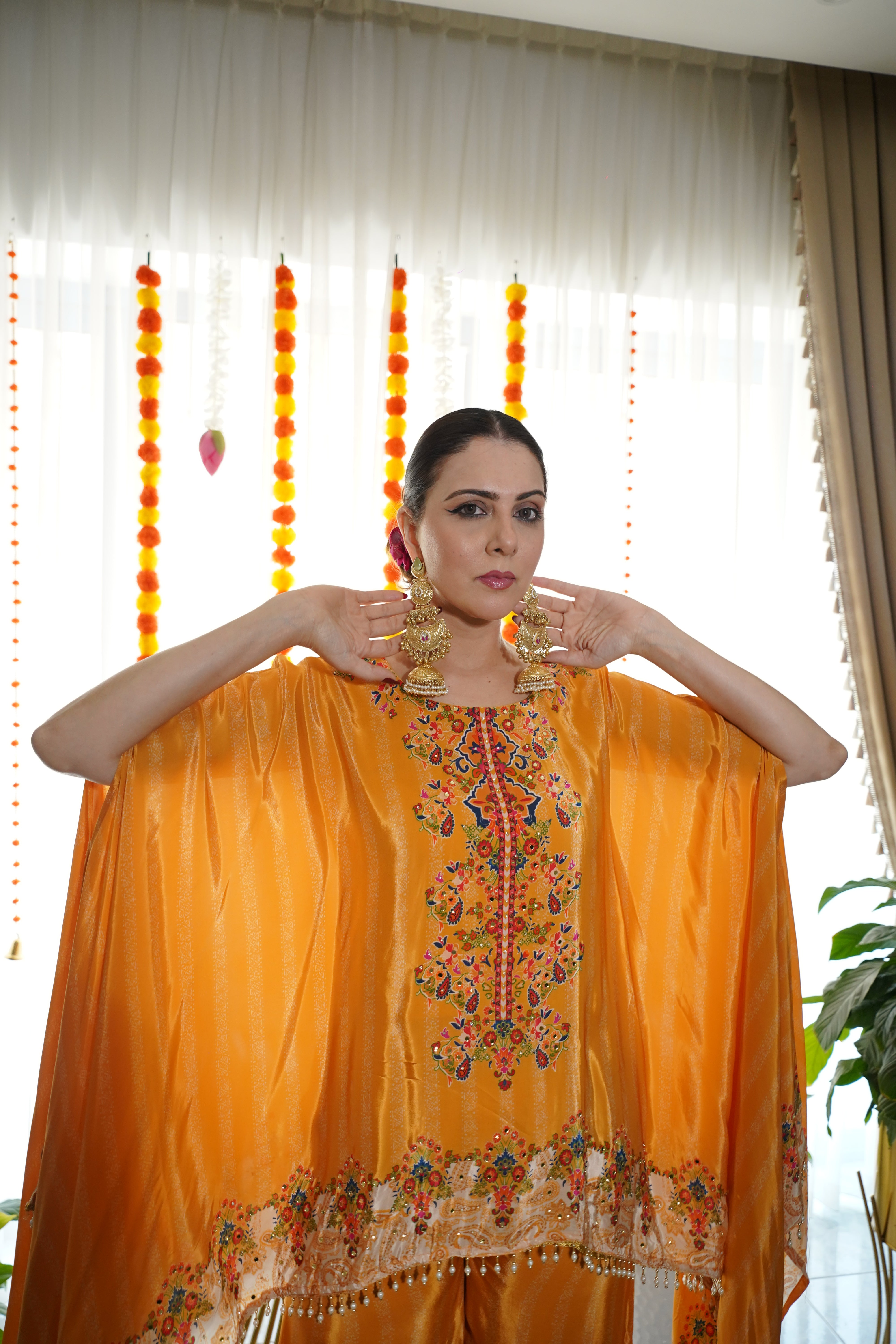 Pure Crepe Hand-Embellished Co-Ord Set