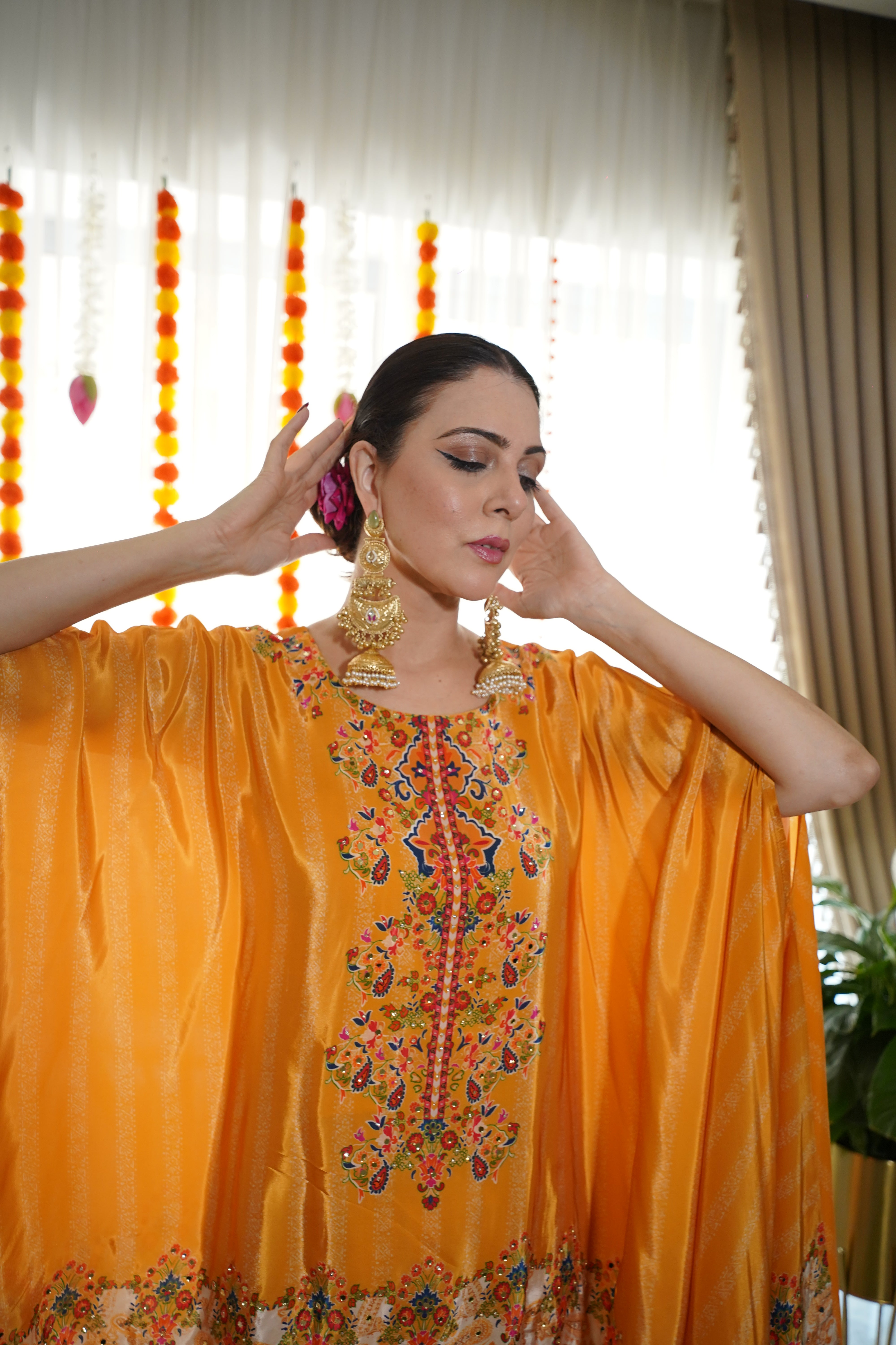 Pure Crepe Hand-Embellished Co-Ord Set