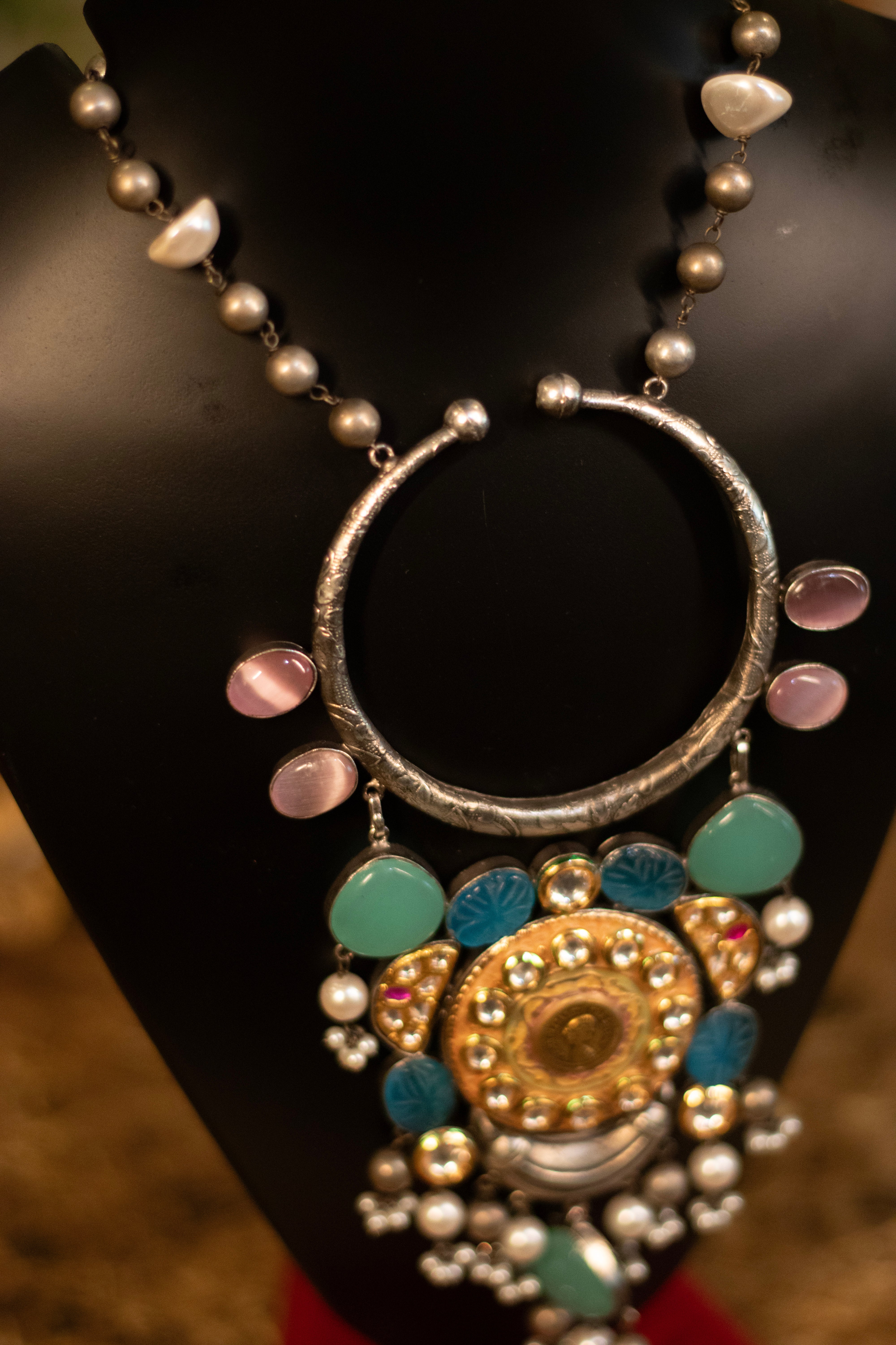 Bohemian Regal Multicolored Statement Necklace
