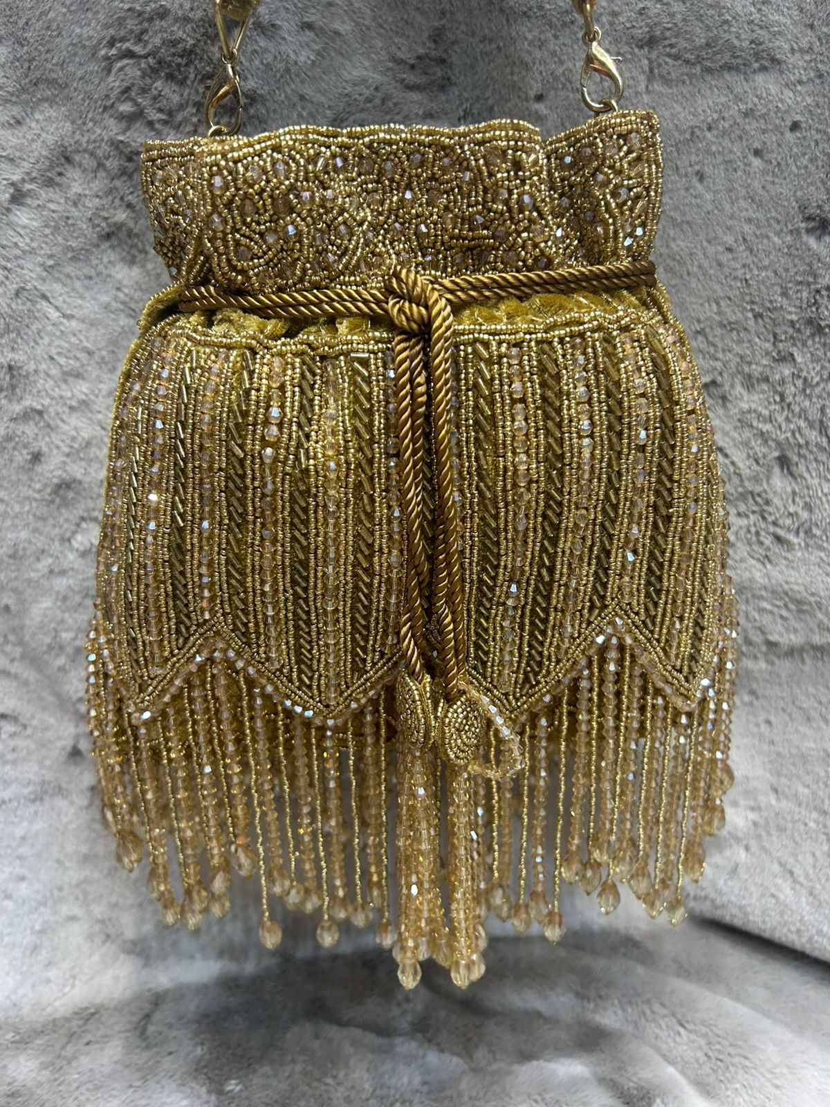 Maharani Crystal Tassel Potli