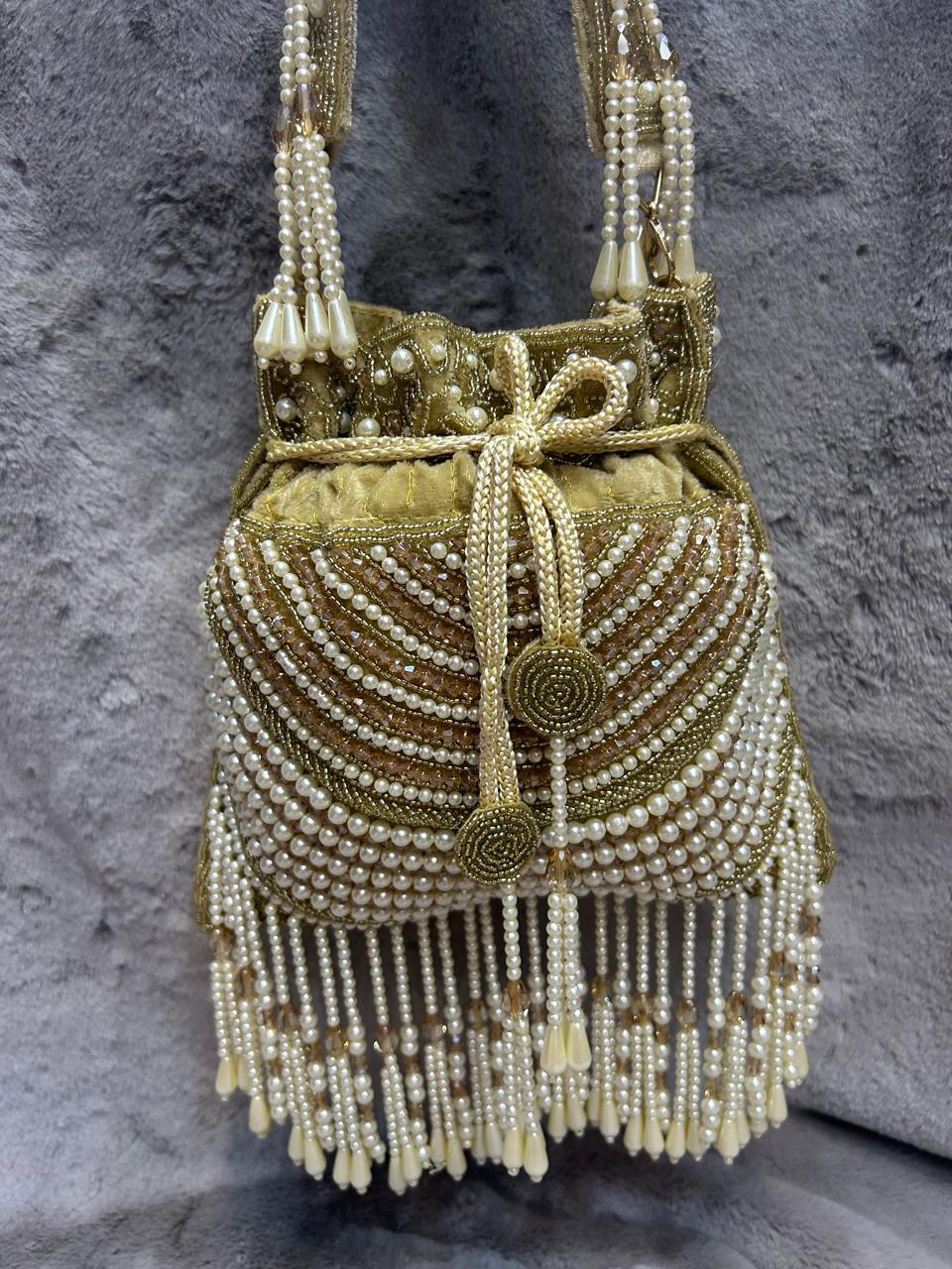 Pearl Cascade Potli